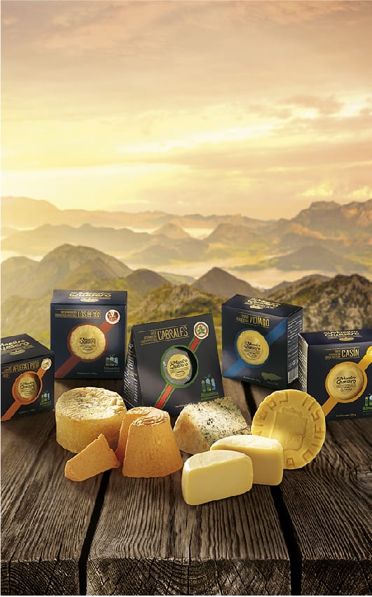 Branding para El Maestro Quesero de Central Lechera Asturiana.